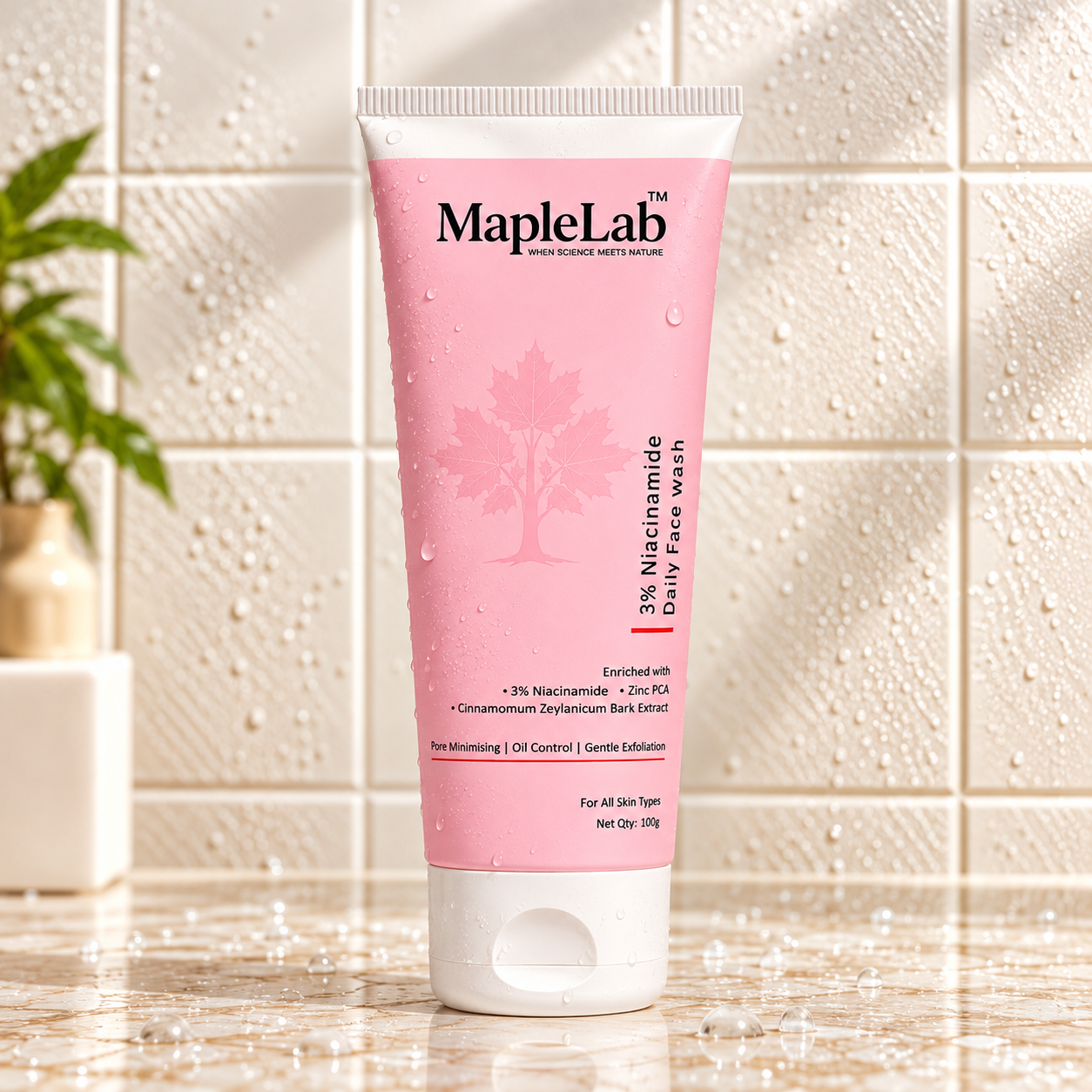 3% Niacinamide Facewash with Zinc PCA & Cinnamomum Zeylanicum Bark Extract